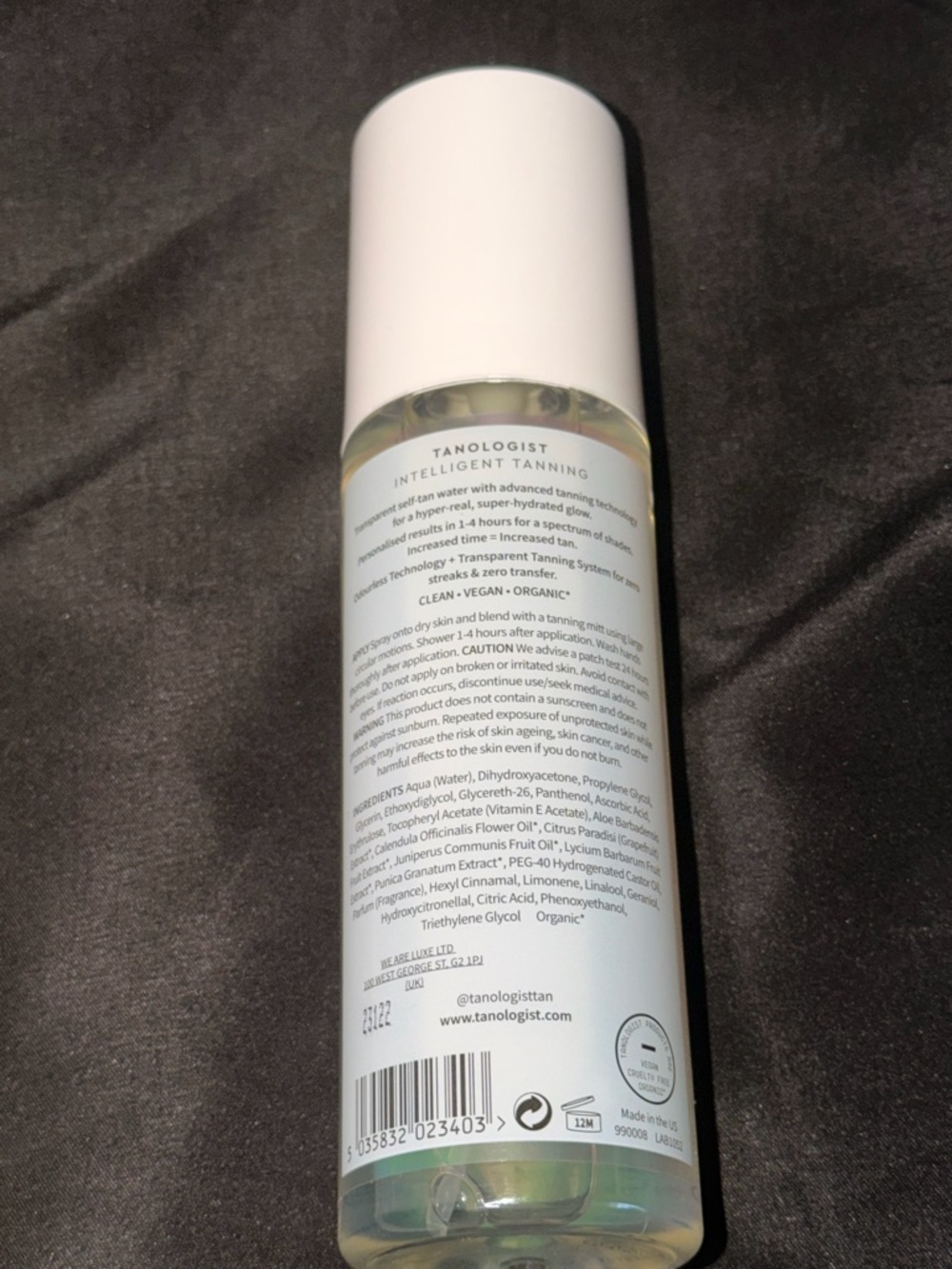 Tanologist Express Tan Self-Tanning Water — Dark - Picture 3 of 4